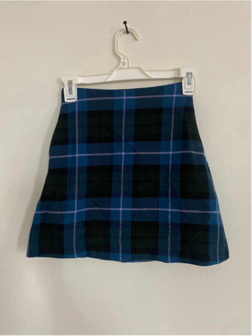 Y2K Wilfred plaid skirt